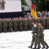 L'armée allemande veut grossir ses rangs. KEYSTONE/EPA/TOMS KALNINS